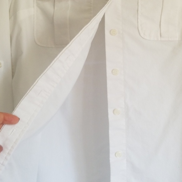 BNWOT! THE PERFECT BUTTON UP! NY&CO! WHITE - Picture 6 of 8